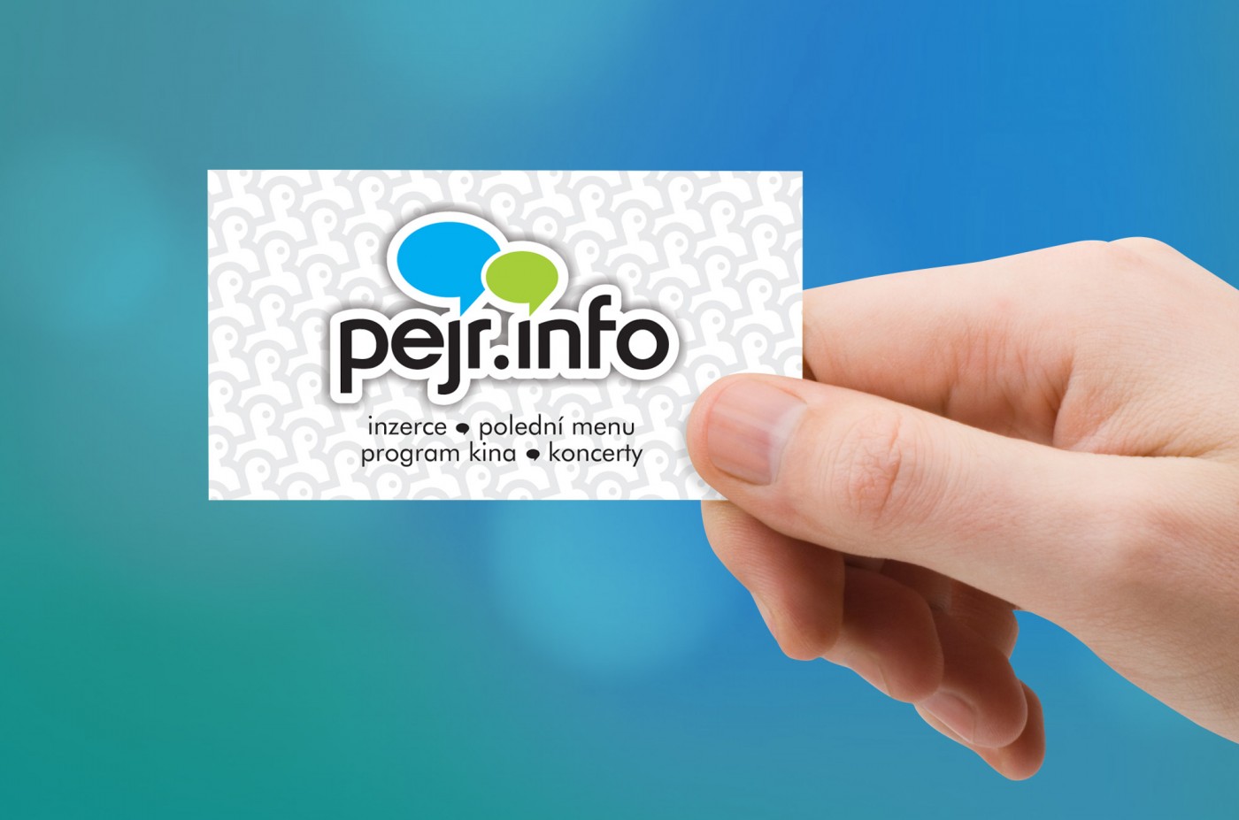 Pejr.info - informační server pro Pelhřimov a okolí - výroba logotypu, webová aplikace na míru, bannery, grafika, tisk