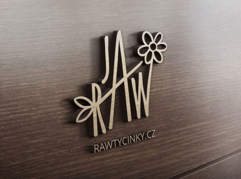 Jaraw - raw tyčinky - Výroba logotypu, firemní identita, produktový obal, www stránky, firemní tiskoviny