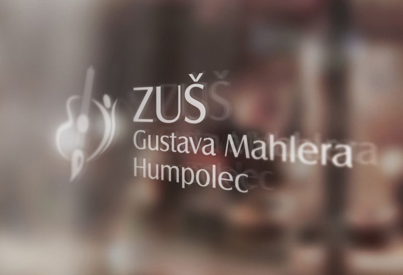ZUŠ Gustava Mahlera Humpolec - výroba logotypu, www stránky