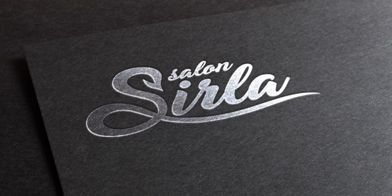 Návrh a výroba logotypu. Klient: Salon Sirla