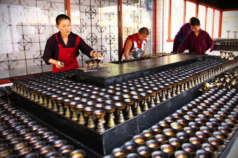 Sikkim - Gangtok - Chorten monastery, 2015