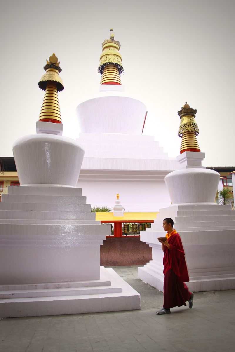 Sikkim - Gangtok - Chorten monastery, 2015