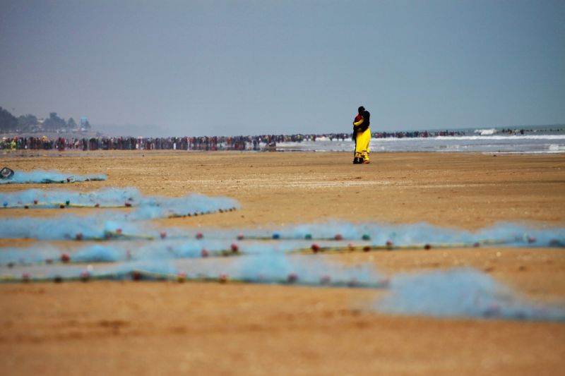 Indie - New Digha beach, 2015