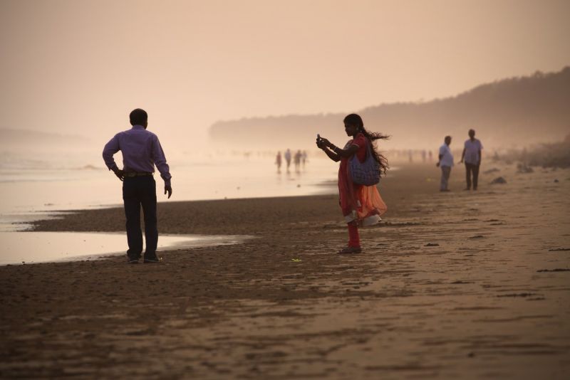 Indie - New Digha beach, 2015