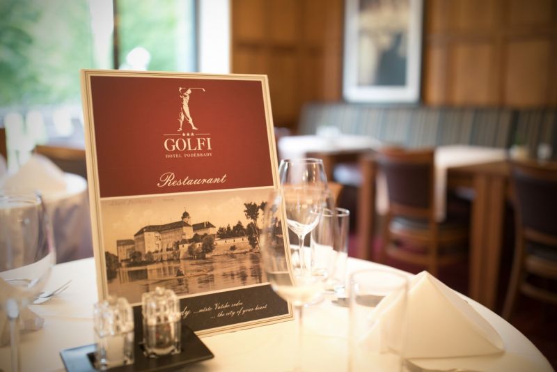 Hotel Golfi Poděbrady - menu