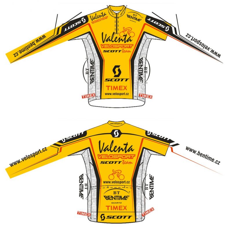 Velosport Valenta - návrh firemního dresu