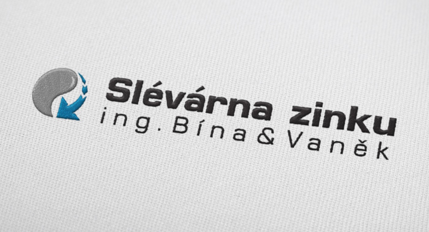 Slévárna zinku Bína & Vaněk - výroba logotypu